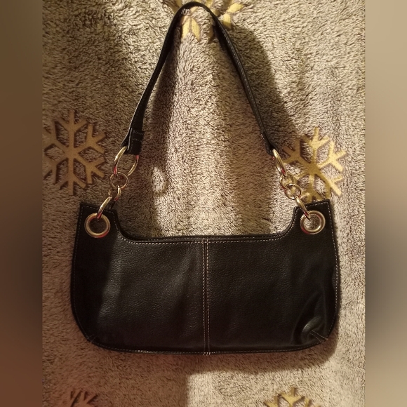 Fossil Black Leather Shoulder Bag NWOT